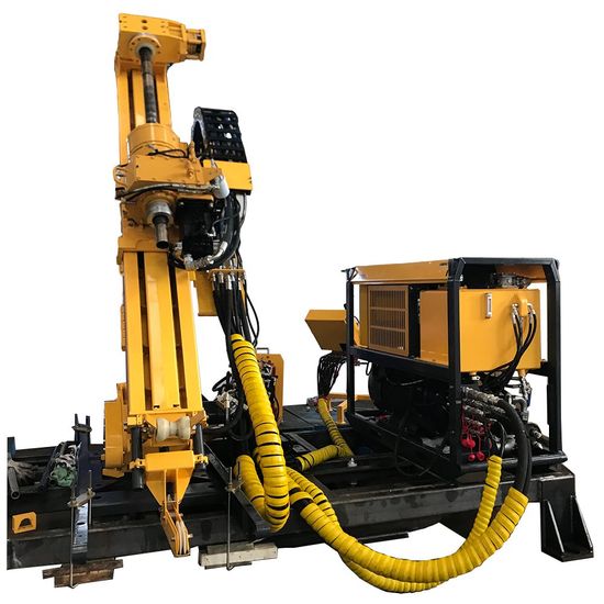 Foundation Pit Support Clamping Shackle Device Hydraulic Bolting Rig Surface Mining and Quarrying Rock Blast Hole Drilling Rig image 6