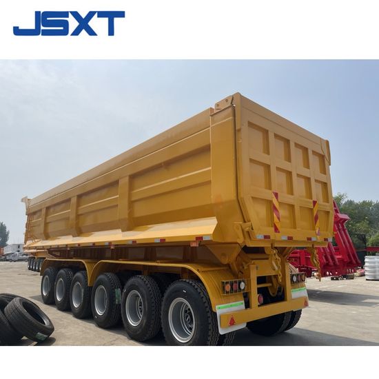 Jsxt 6 Alex Rear Dump Semi-Trailer for Sand and Gravel Transport image 3
