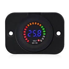 DC12V-24V LED Display Mini Digital Voltmeter Voltage Meter image 4