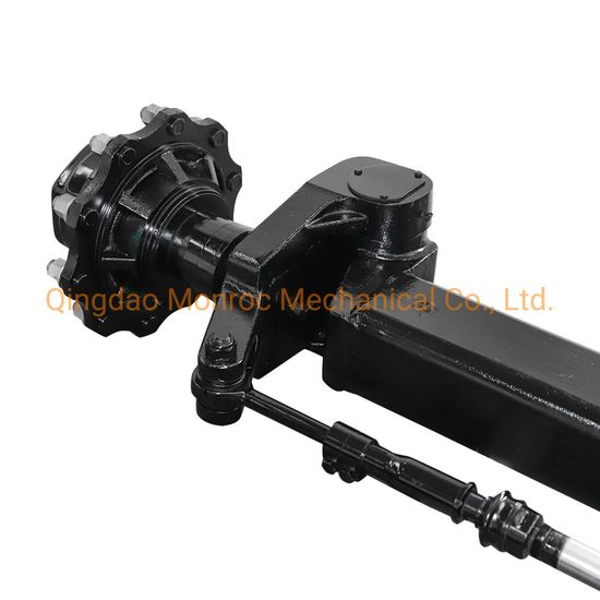 Front Steering Axle Semi Trailer 1-14000kg image 2