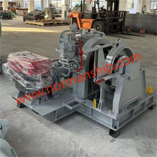Single Type Cast Steel Boat Hydraulic Deck Anchor Windlass image 2