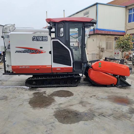 Factory  Cheap Price Rice and Wheat Combine Harvester for Sale image 2