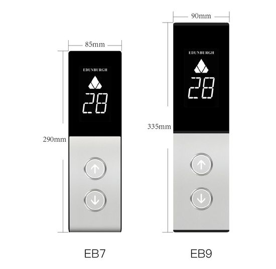 Edunburgh High-Tech Elegant Style Passenger Elevator Lift, Mirror Etched image 4