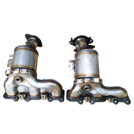 Front Left Right Catalytic Converter Exhaust Manifold for 13-19 Ford Explorer 3.5 image 3