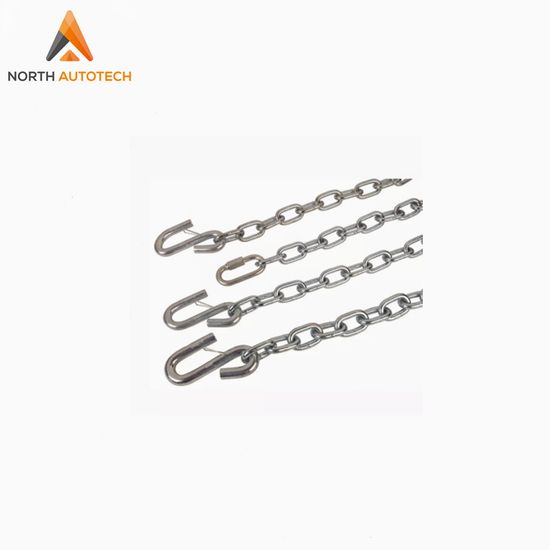 5000lbs Trailer Safety Chain 7/16 Inch S-Hook Both Ends 1/4 X48 Inch Trailer Safety Chain image 5