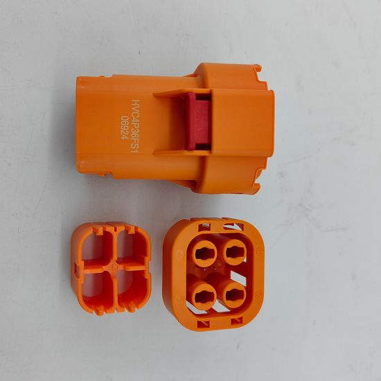 High Voltage Hvil 4 Pins Wiring Harness Assembly Metal Shielded Amphenol Hvc4p361fs1 Connector for Electric Automotive System image 3