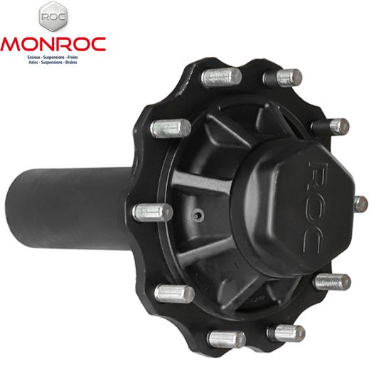 Trailer Wheel Bearing Hub Axle Spindle Assembly image 2