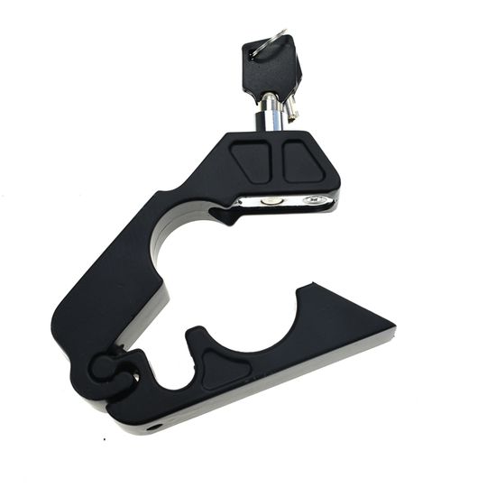 Yh1693 Motorcycle General CNC Handlebar Lock Modified Car Handle Bar Lock Security Lock Horn Lock Cross Cycle Buckle Lock image 2