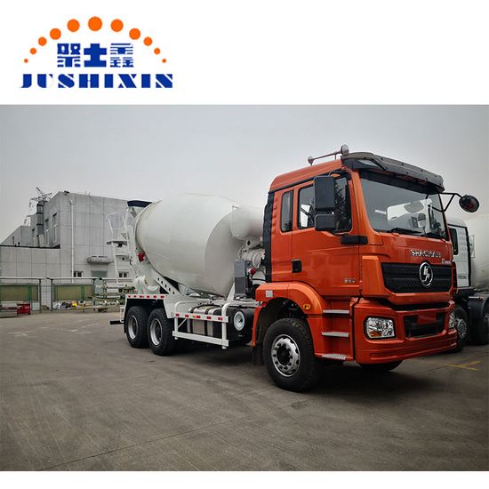 China Shacman 15cbm 30tons Self Loading Mixer Cement Mixing Concrete Truck image 2