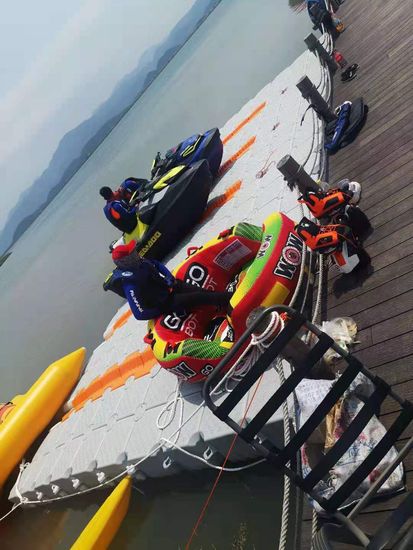 HDPE Plastic Floating Dock Pontoon for Jet Ski image 6