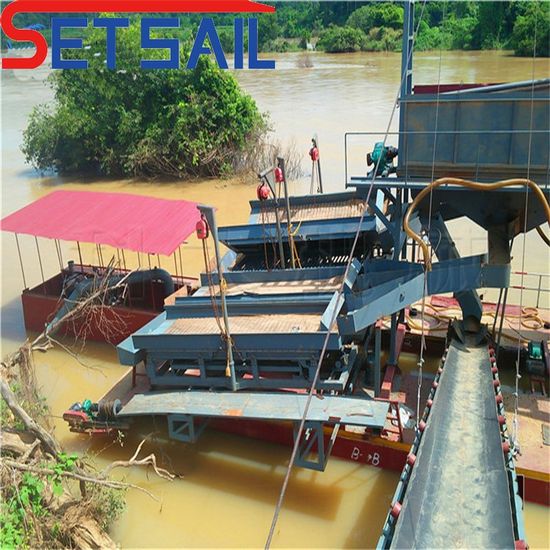 Customized River Mining Gold Machine for Reservoir Diamond image 6
