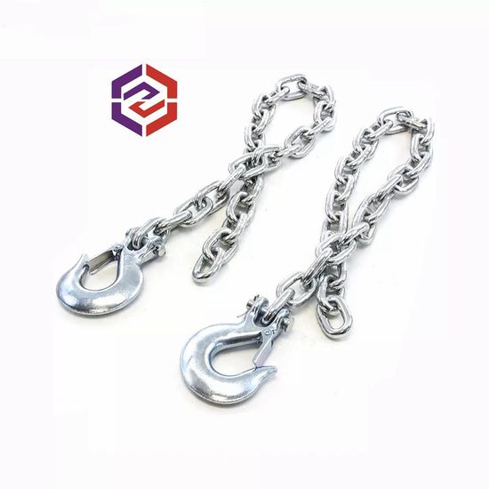7/16 inch  Trailer Safety Chain for Towing with Slip Hook image 3