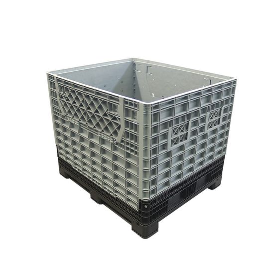 HDPE Stackable Large Plastic Foldable Pallet Box image 3