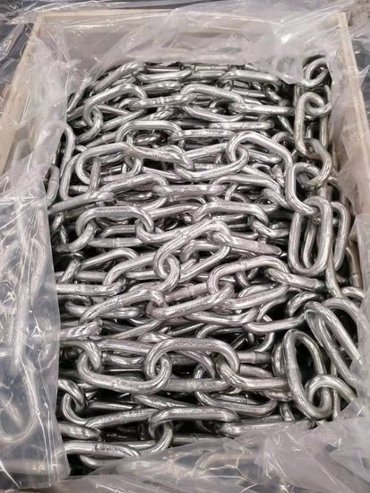 Best Seller Nonmagnetic 30 Years Factory 4mm/10mm/16mm Hot DIP Galvanizing Greening Chain for Sale image 4