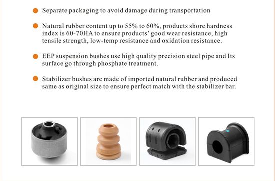 Auto Parts Lower Control Arm Bushing for Toyota RAV4 Aca21 48654-42030 Eep Car Rubber Bushing image 3