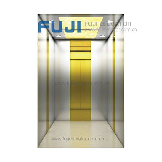 FUJI Passenger Elevator for Sale (Titanium & Etched decoration inside) image 6