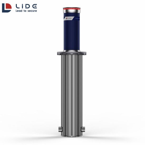 Duarble Remote Control Automatic Rising Bollard Road Barrier Teliscopic Bollard with LED Illumination image 2