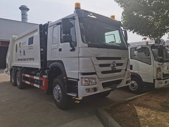 6*4 20cbm Rear Loader Garbage Compressed Truck Waste Compactor Garbage Truck for Sale image 2