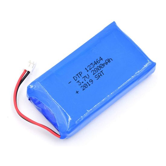 Dtp Lithium Polymer Battery Dtp123464 3.7V 2800mAh Rechargeable Battery Cell Lipo Battery 3.7V image 5