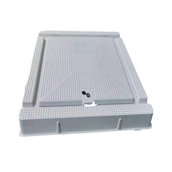 Automatic Flip Gas Station Manhole Cover Non-Bearing Manhole Cover Square 1000X1000 Manhole Cover image 2