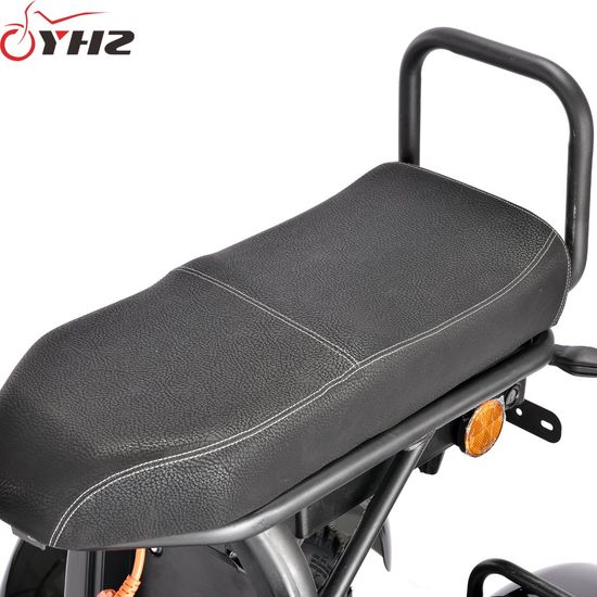 Halley Citycoco Scooter Leather Seat Electric Bike Cushion for Two Passenger image 2