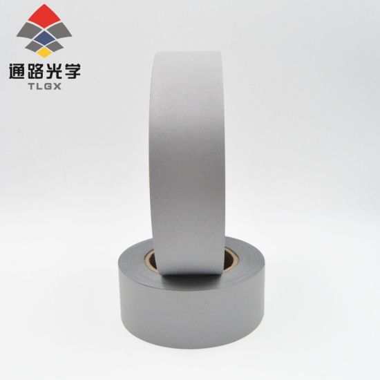 100% Polyester High Light Reflective Fabric Tape for Safety Clothing image 2