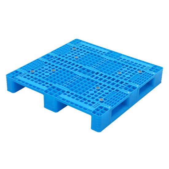 Single Side Warehouse Storage Stacking Use Flat Plastic Pallet for Flour Bags image 4