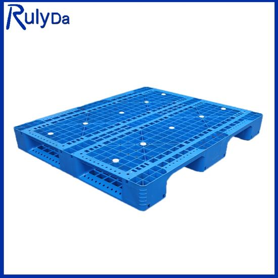 Wholesale Factory Customized Forklift Warehouse Storage HDPE Large Stackable Plastic Pallet for Warehouse image 4