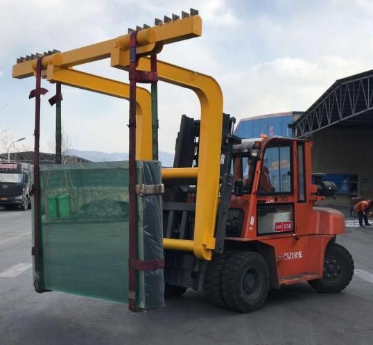 Hanging Bar Set-Top Forklift Truck Crane Arm, Glass Unloading Tool image 2
