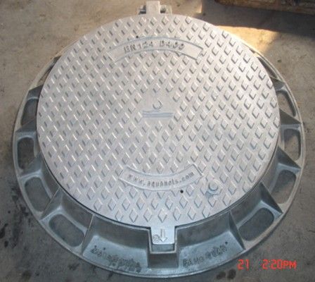 En124 D400 Sand Casting Ductile Iron Manhole Cover and Frame image 4