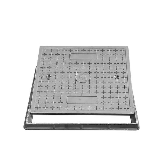 Rectangle BMC SMC FRP Composite Locking System Manhole Cover with Shockproof Rubber Sealing image 5
