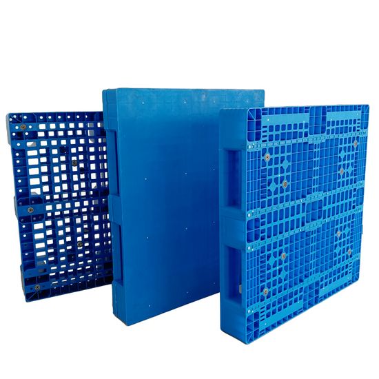 Antistatic Wholesale Cheap HDPE Material Warehouse Steel Reinforced Euro Nestable Shipping Plastic Pallet with Best Price image 5