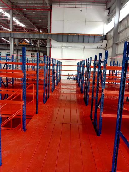 Heavy Duty Stacking Indoor Galvanized Warehouse Storage Mezzanine Rack image 6