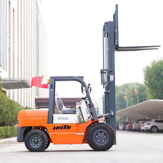 Chinese Forklift 3m 4 5 Meters  2t 2.5t 3t 4t 5t 7t 10 Ton All Terrain Cheapest Diesel Forklift image 3