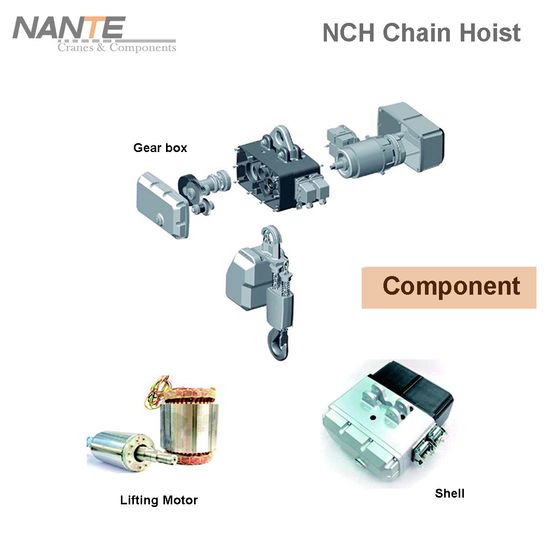 10 Ton Suspension Hook Electric Chain Hoist with Trolley image 3