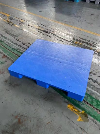 Flat Surface Plastic Pallet for Storage Floor Used image 3