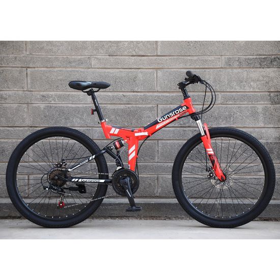 Country Camping Outing Lightweight Variable Speed Bicycle Foldable Shock-Absorbing Bicycle Mountain Bike image 2