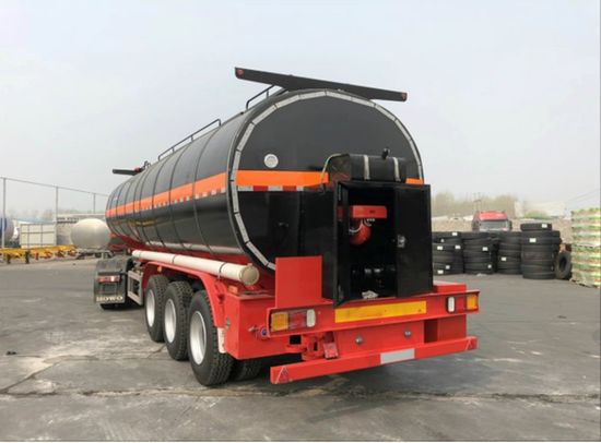 40cbm 40000L Bitumen Transportation Tanker Semi Trailer image 2