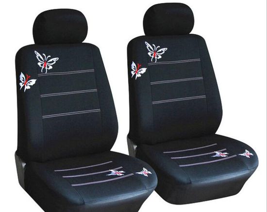 Butterfly Embroidered Car Seat Cover Universal Fit Most Vehicles Seats image 4