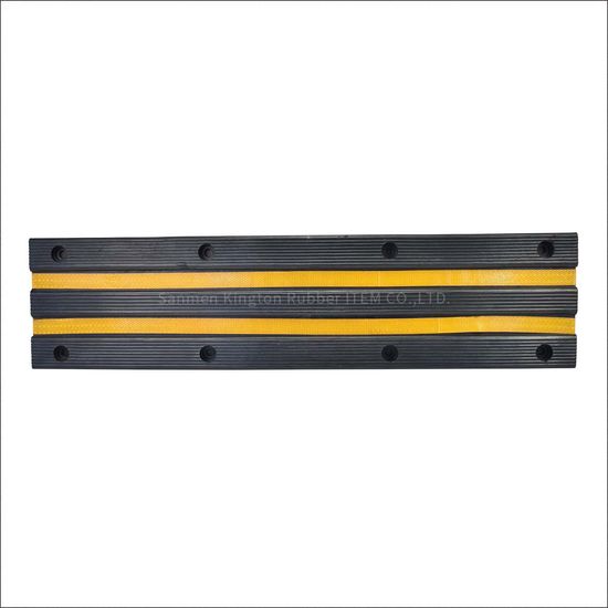 250mm Width Rubber Wall Protector with 2 Reflective Tapes image 2