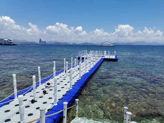 100% New Material HDPE Plastic Cube Boat Lifts with Winch image 6