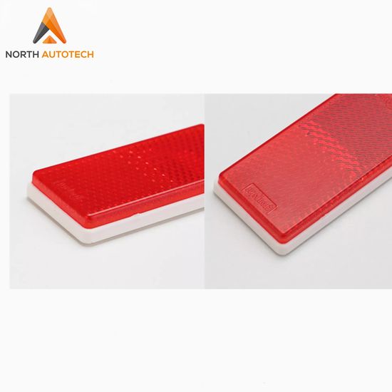 Rectangular Reflective Reflectors with Screw Holes for Cars Trailer Truck image 2