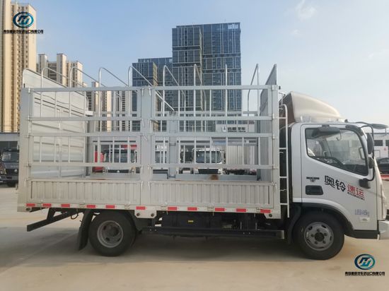 Foton Light Duty Mini Small Aumark 4X2 Diesel Stake Fence Cargo Van Transport Truck image 4