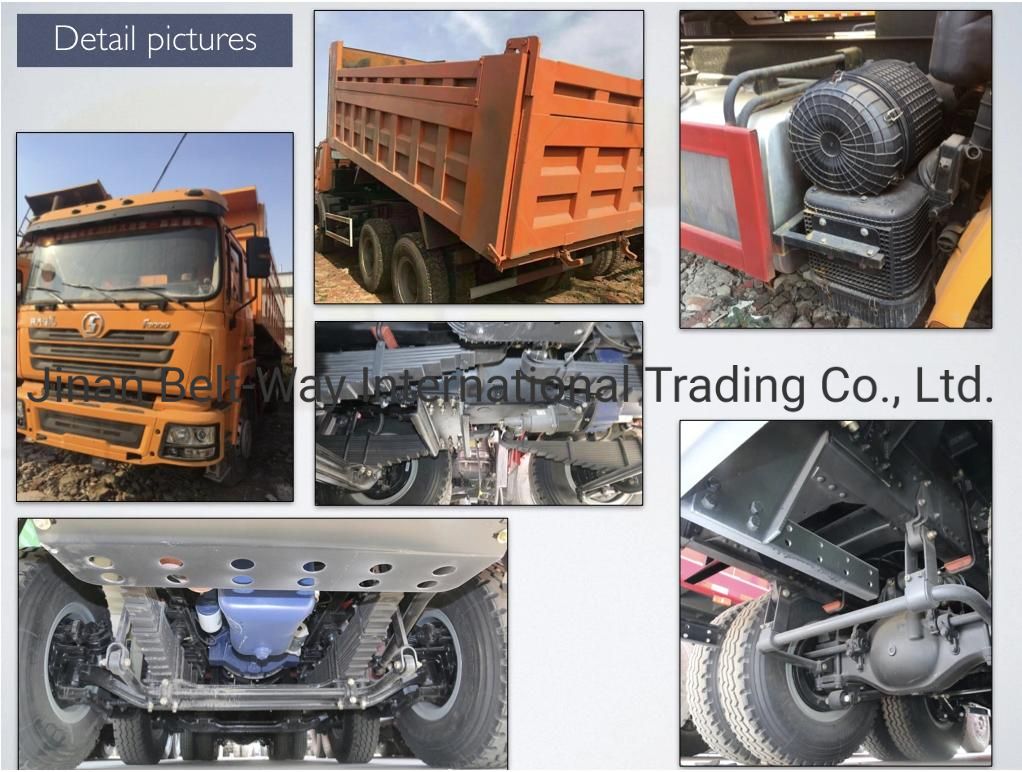 Stable Used Shacman Dump Truck F3000 with Weichai Engine 380HP