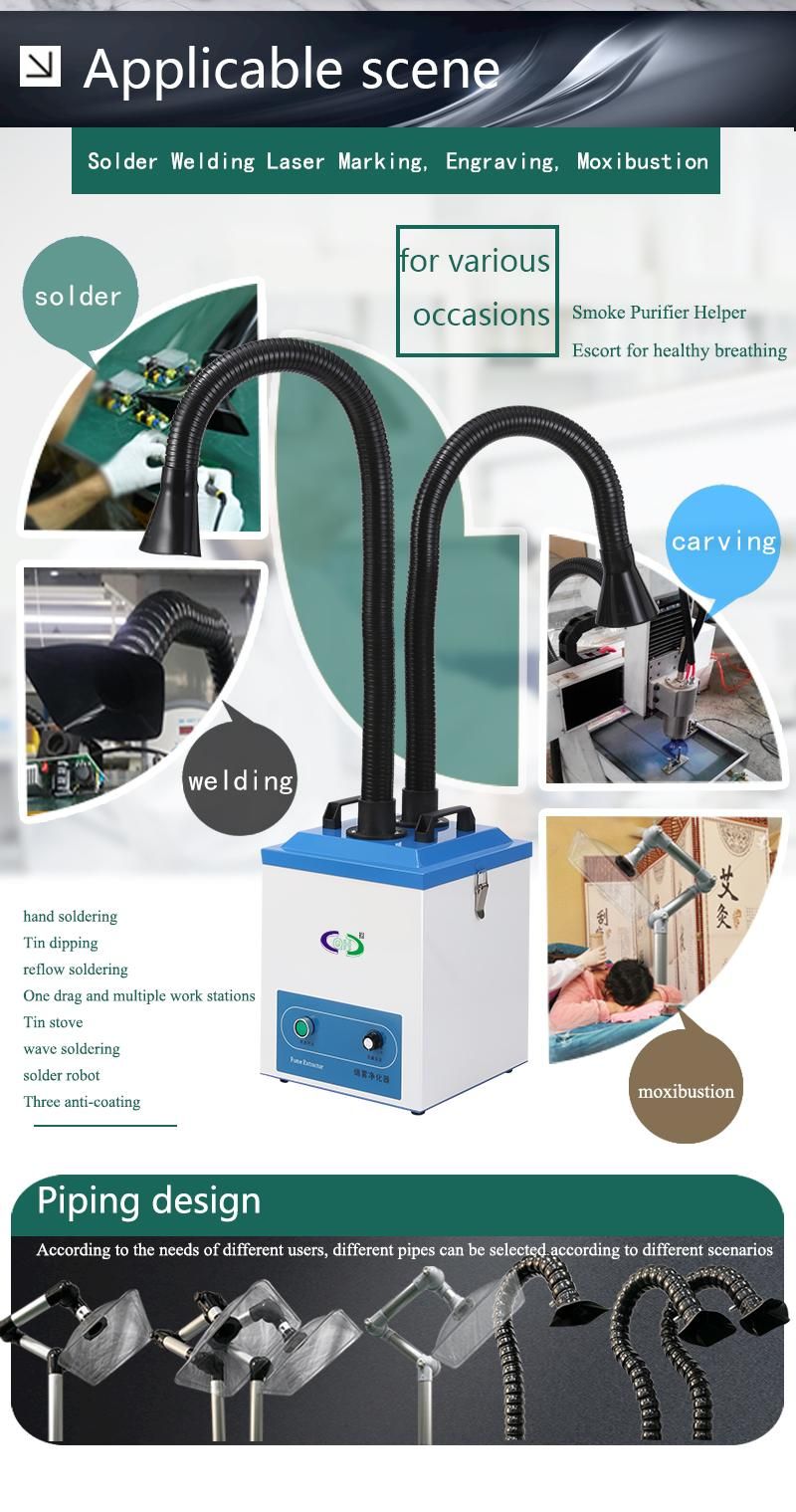 Laser Cutting Laser Welding Laser Marking Soldering Machine Smoke Purifier Fume Extractor