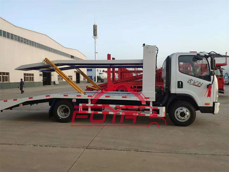 FAW 2 Seats Car Transporter Carrier Vehicles with Double Deck