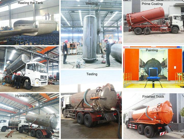 20ton Dongfeng Vacuum Sewage Fecal Suction Septic Tank Truck (20CBM VAC Tanker with Manual Boom 10 Wheeler 6X4)
