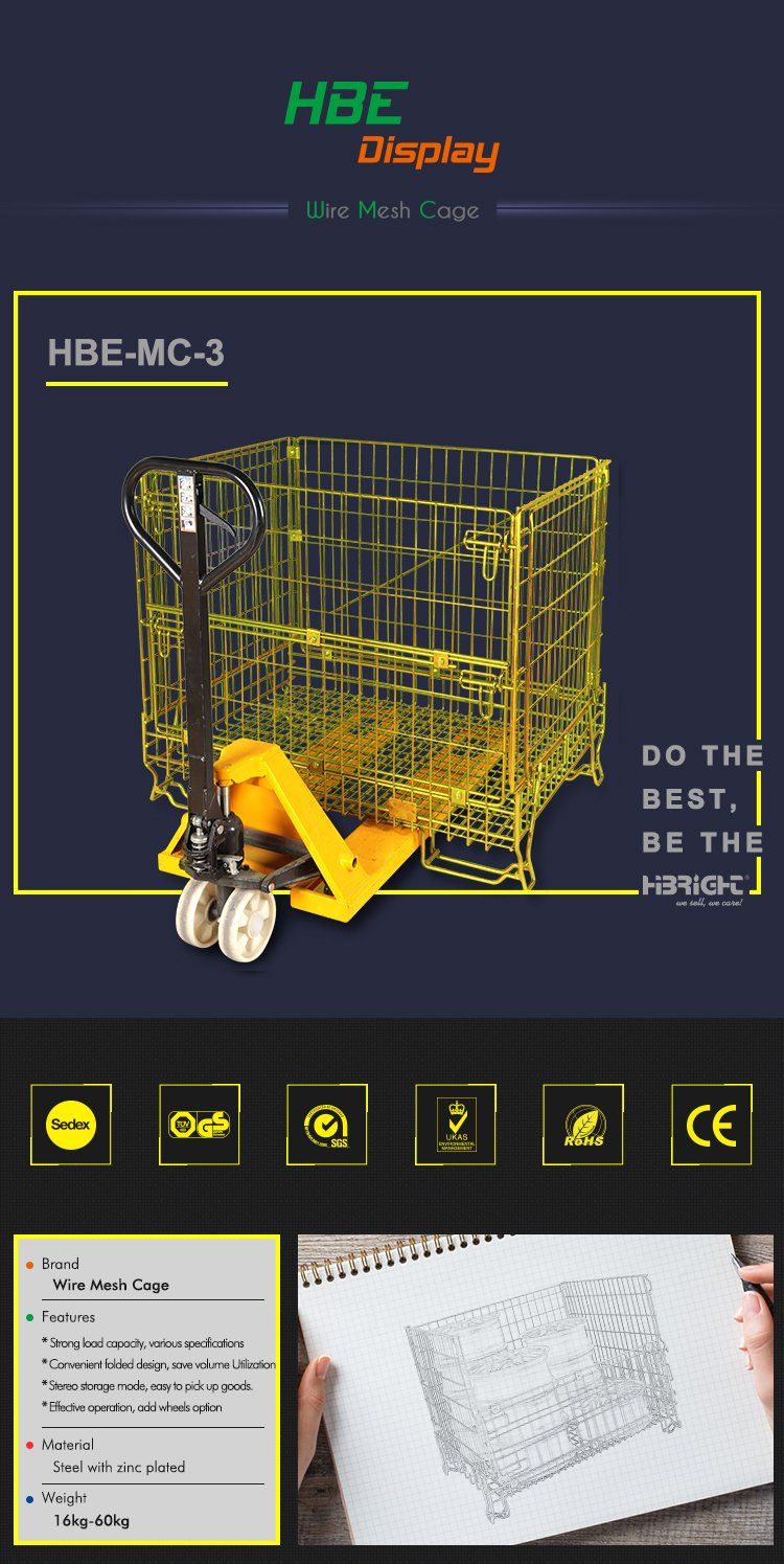 Large Loading Capacity Wire Mesh Container