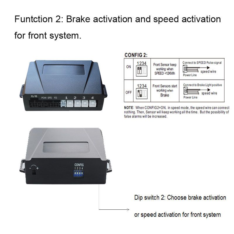 Buy Feet and Meter LED Display Automobile Car Reverse Parking Sensors