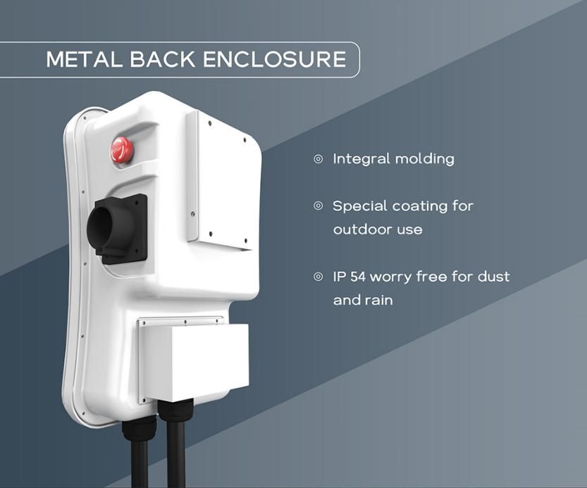 Level2 3-Phase Wallbox EV Public Charger Station for Electric Car Charging
